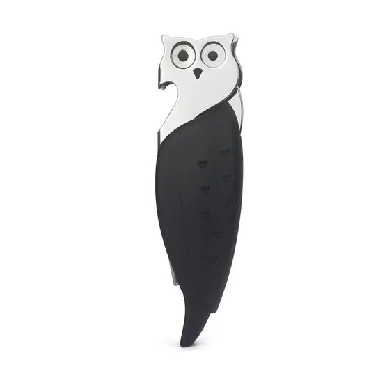 hibou animal double levier tire bouchon